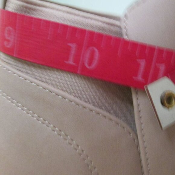 NWT/NWOB DV by Dolce Vita GERDY Ankle Bootie-Stacked Wedge Heel-Various-Beige - Picture 12 of 14